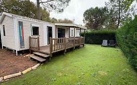 Mobil Home 220 aménagé 2 chambres la teste camping 4 etoiles